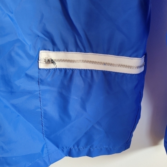 Vintage Crater Lake Windbreak Full Zip Jacket Lightweight Blue M Medium - Picture 2 of 11